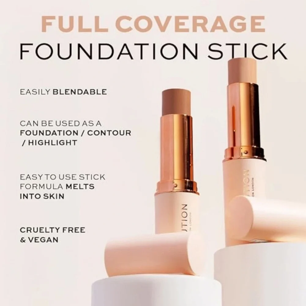 Revolution Fast Base Stick Foundation F3 - bundle of 2